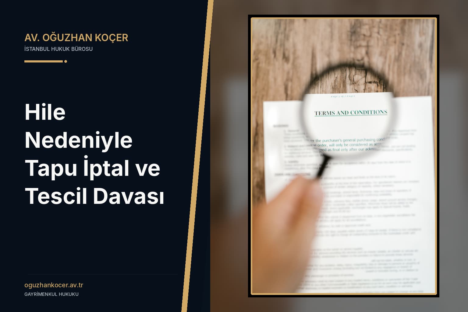 Hile nedeniyle tapu i̇ptal ve tescil davası