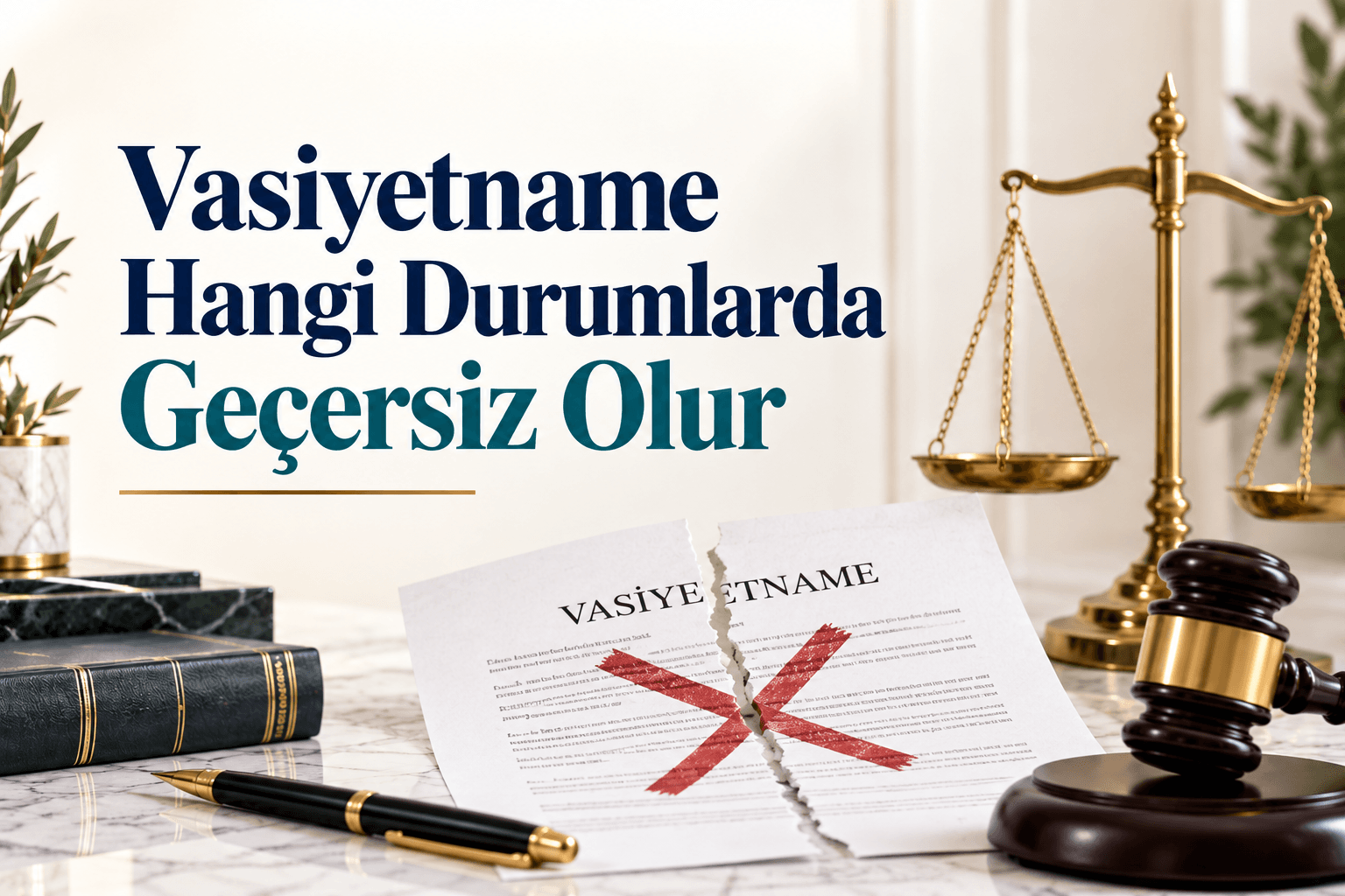 Vasiyetname hangi durumlarda geçersiz olur